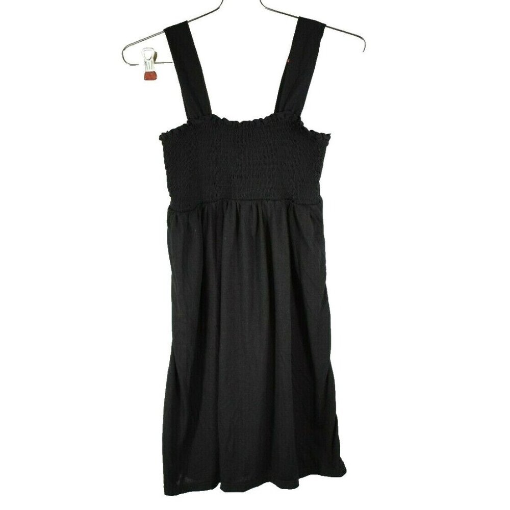 Wearabouts Womens Small Smocked Black Tunic Top New With Tags
